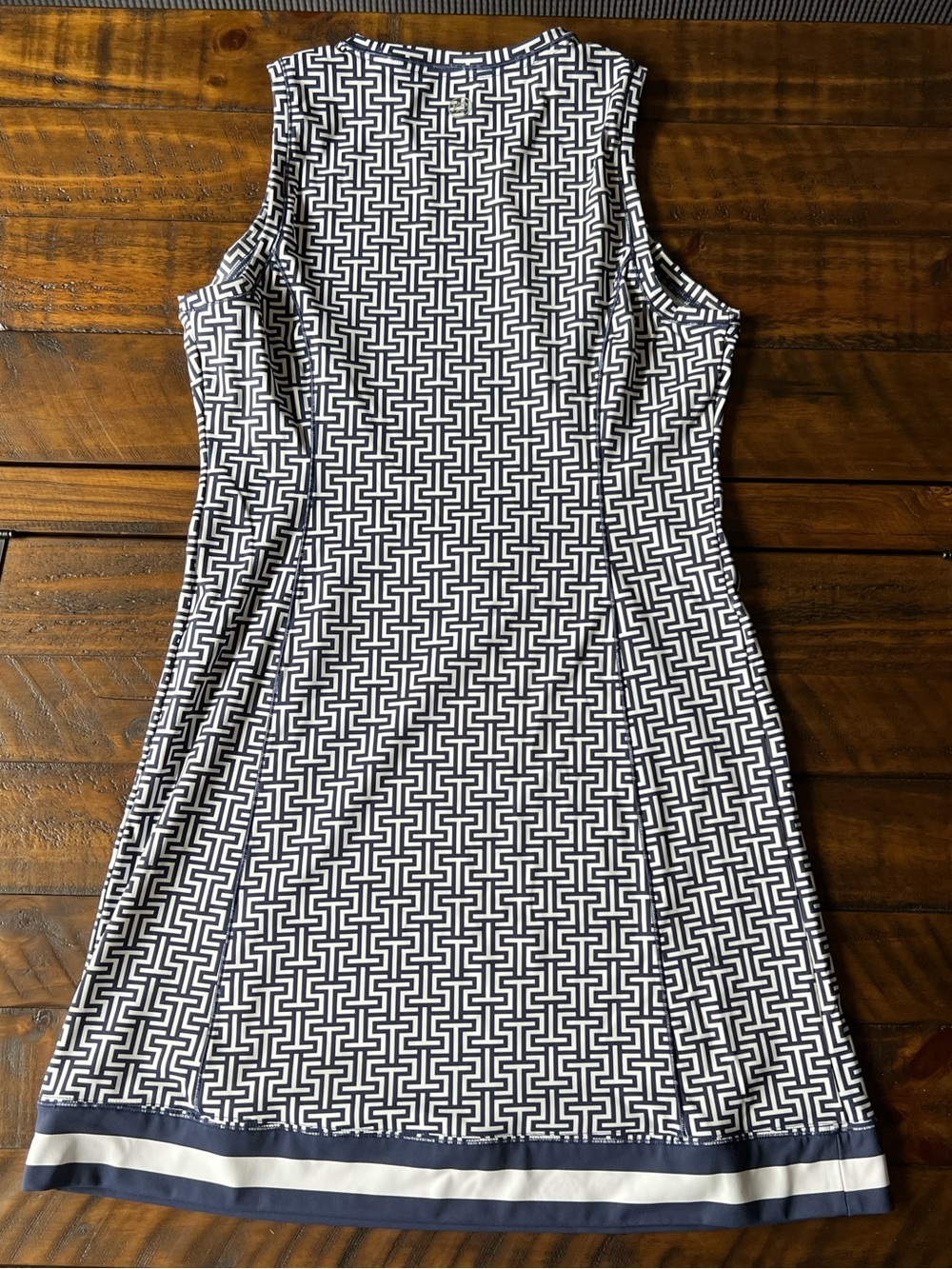 Southern Tide Lylee Geo Sleeveless Mini Dress - Picture 6 of 7